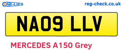 NA09LLV are the vehicle registration plates.