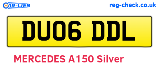 DU06DDL are the vehicle registration plates.