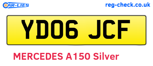 YD06JCF are the vehicle registration plates.