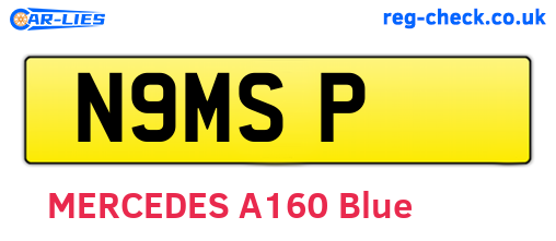 N9MSP are the vehicle registration plates.