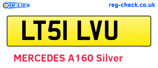 LT51LVU are the vehicle registration plates.