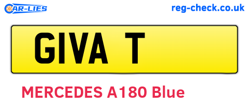 G1VAT are the vehicle registration plates.