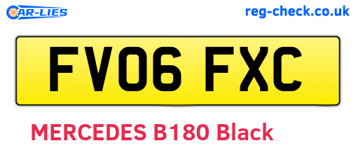 FV06FXC are the vehicle registration plates.