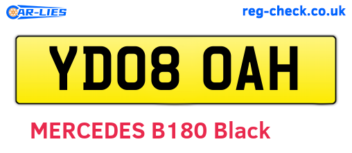 YD08OAH are the vehicle registration plates.