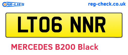 LT06NNR are the vehicle registration plates.