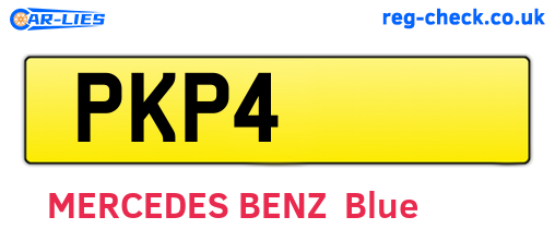 PKP4 are the vehicle registration plates.