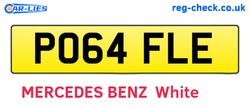 PO64FLE are the vehicle registration plates.