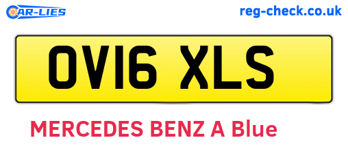 OV16XLS are the vehicle registration plates.