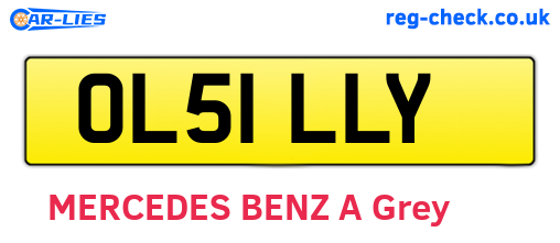OL51LLY are the vehicle registration plates.
