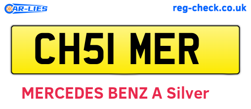 CH51MER are the vehicle registration plates.