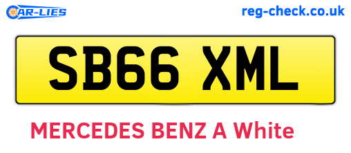 SB66XML are the vehicle registration plates.
