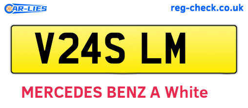 V24SLM are the vehicle registration plates.