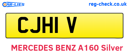 CJH1V are the vehicle registration plates.