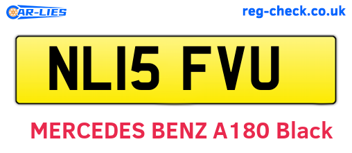NL15FVU are the vehicle registration plates.