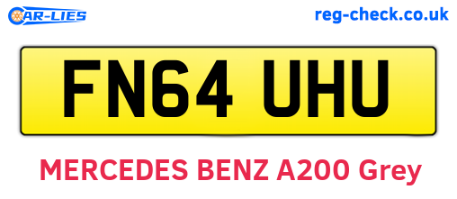 FN64UHU are the vehicle registration plates.