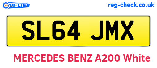 SL64JMX are the vehicle registration plates.