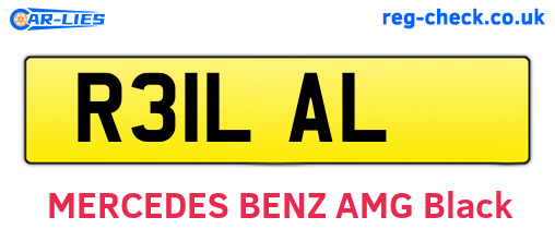 R31LAL are the vehicle registration plates.