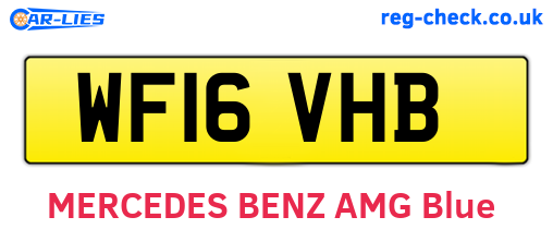 WF16VHB are the vehicle registration plates.
