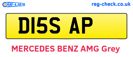 D15SAP are the vehicle registration plates.