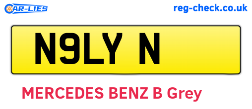 N9LYN are the vehicle registration plates.