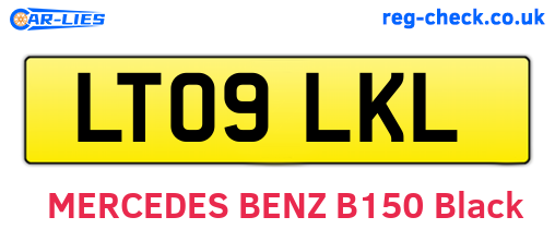 LT09LKL are the vehicle registration plates.
