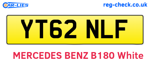 YT62NLF are the vehicle registration plates.