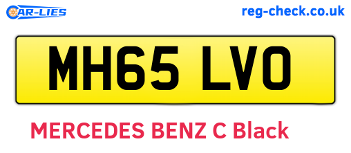 MH65LVO are the vehicle registration plates.