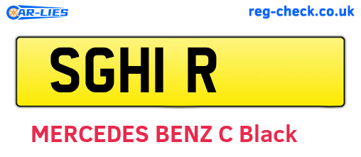 SGH1R are the vehicle registration plates.