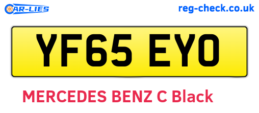 YF65EYO are the vehicle registration plates.