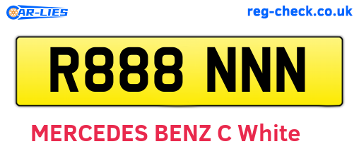 R888NNN are the vehicle registration plates.