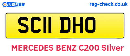SC11DHO are the vehicle registration plates.