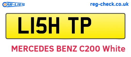 L15HTP are the vehicle registration plates.