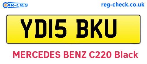 YD15BKU are the vehicle registration plates.