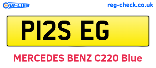 P12SEG are the vehicle registration plates.