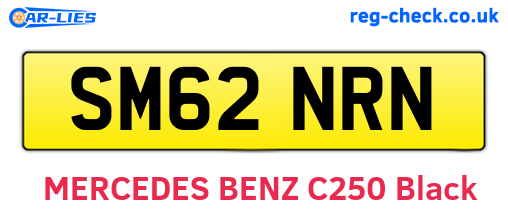 SM62NRN are the vehicle registration plates.