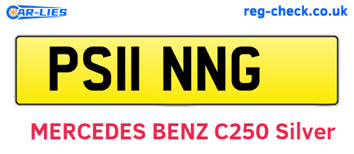 PS11NNG are the vehicle registration plates.