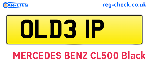 OLD31P are the vehicle registration plates.