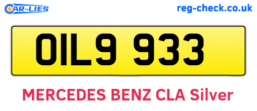 OIL9933 are the vehicle registration plates.