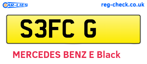 S3FCG are the vehicle registration plates.