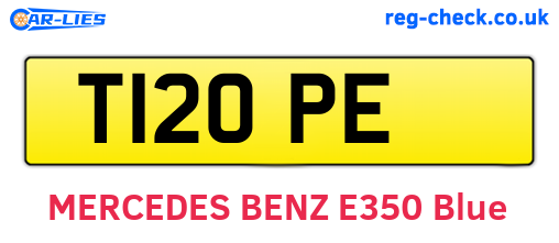 T12OPE are the vehicle registration plates.