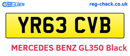 YR63CVB are the vehicle registration plates.