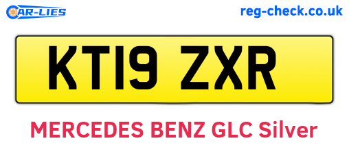 KT19ZXR are the vehicle registration plates.