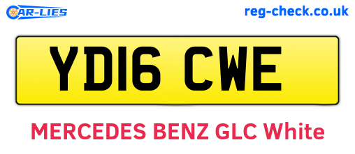 YD16CWE are the vehicle registration plates.