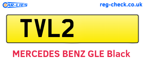 TVL2 are the vehicle registration plates.