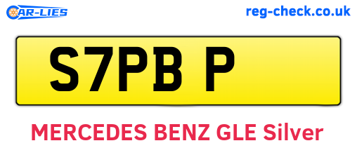 S7PBP are the vehicle registration plates.