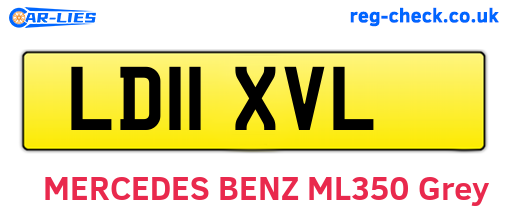 LD11XVL are the vehicle registration plates.