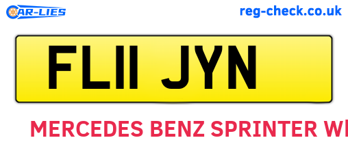 FL11JYN are the vehicle registration plates.