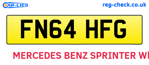 FN64HFG are the vehicle registration plates.