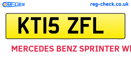 KT15ZFL are the vehicle registration plates.