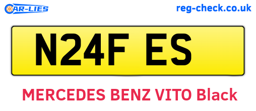 N24FES are the vehicle registration plates.